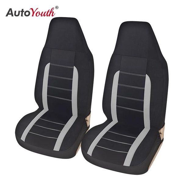 

car seat covers front sport style breathable polyester high back bucket protector cover universal suitable for airbags