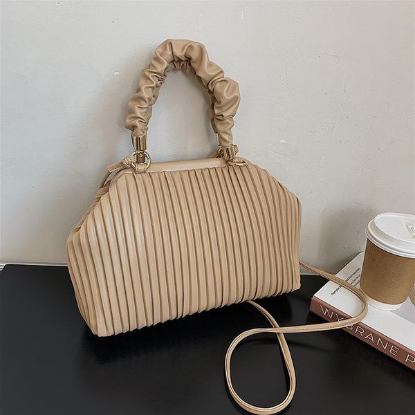 

evening bags bag female folds 2021 trendy fashion net red chain shoulder messenger