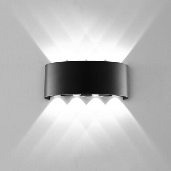

wall light 8w dual head sconce lamp fixture outdoor lighting ac 85-265v