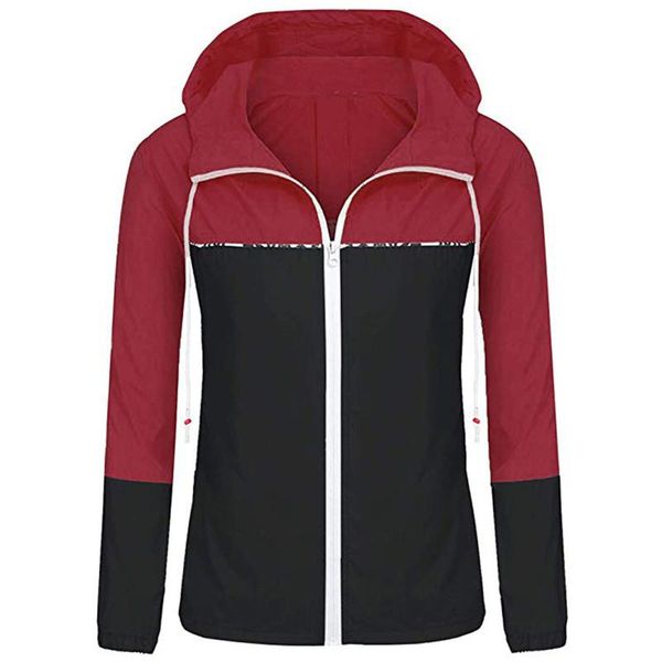 

women's jackets 2021 spring autumn coat & jacket women cropped hooded casual sportswear fashion baseball clothing zipper outerwe, Black;brown