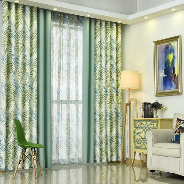 

curtain & drapes modern and elegant american country mosaic curtains tulle living room bedroom quality home decoration