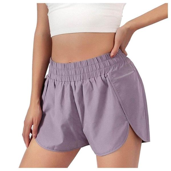 

women's shorts high waist stretch athletic workout active fitness volleyball running pockets, White;black