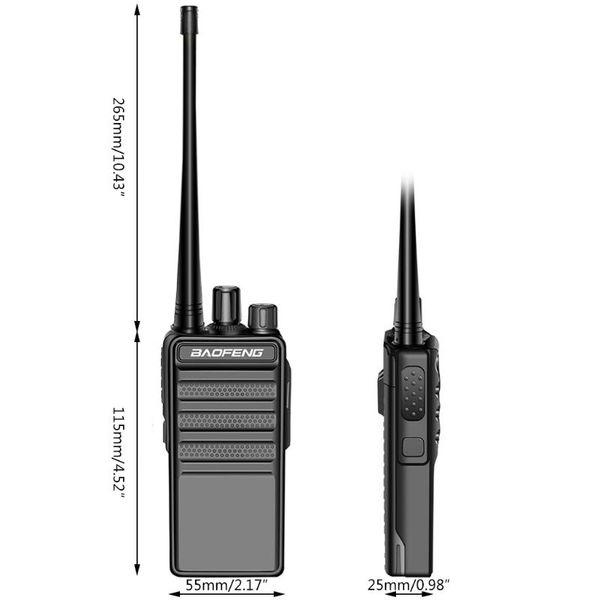 

walkie talkie 2021 high power upgrade bao feng bf-858 waterproof two way radio