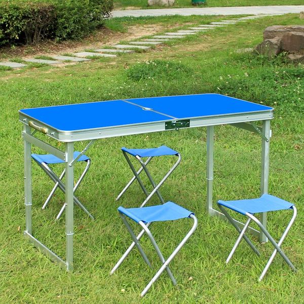 

outdoor folding table portable small home dining multifunction desk camp furniture