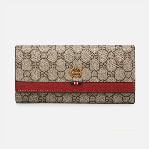 Wallet Women Women Wallet Moda multifuncional de couro genuíno longas carteiras longas