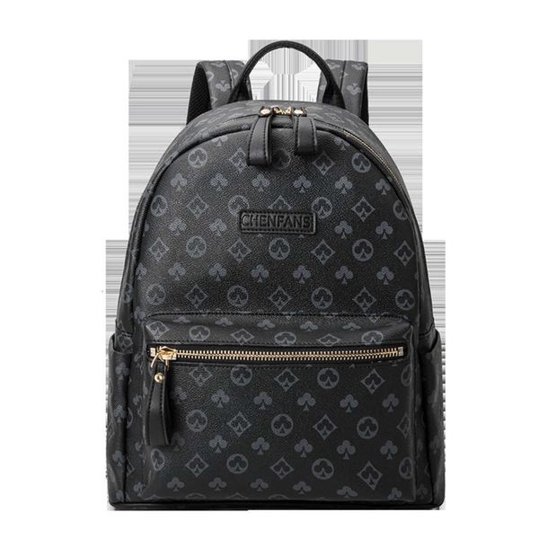 

printed men's backpack travel leisure outdoor computer bag women's trend student schoolbag