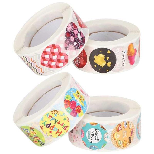 

gift wrap decoration tape printed sticker roll for envelope sealing online retailers hand-made business bags