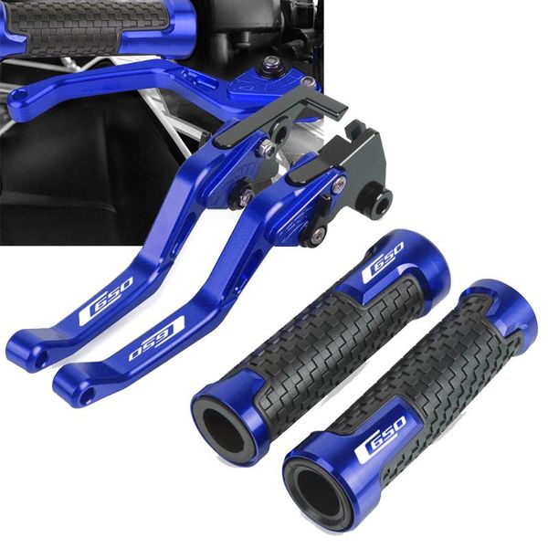 

motorcycle brakes adjustable motorbike cnc aluminum brake clutch lever handle grips with logo for c650gt c650 gt 2011-2021 2021 2014