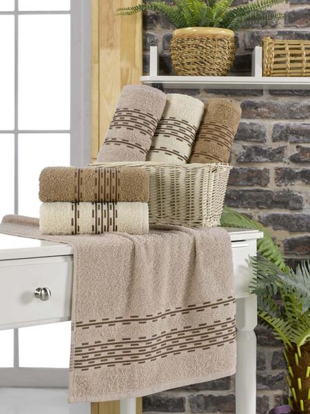 

towel beshome 6 pcs set super soft hand bath cotton polyester 50x85cm cleaning care fleece absorbent luxury