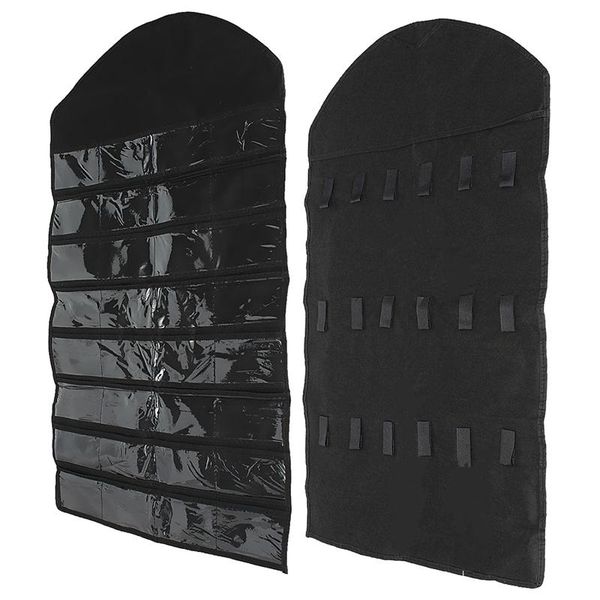 

hanging baskets 32 pocket double sided door jewelry organizer storage bag holder pouch