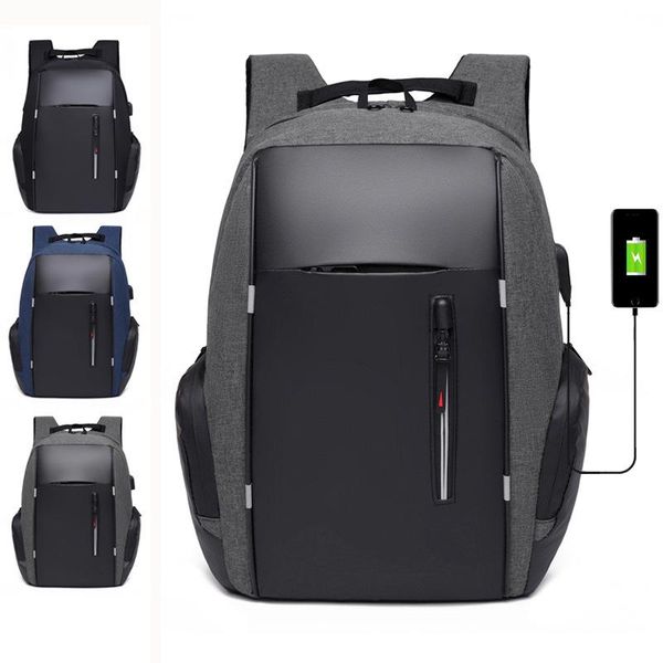 

manufacturers wholesale business backpack men's large capacity usb lapbag custom
