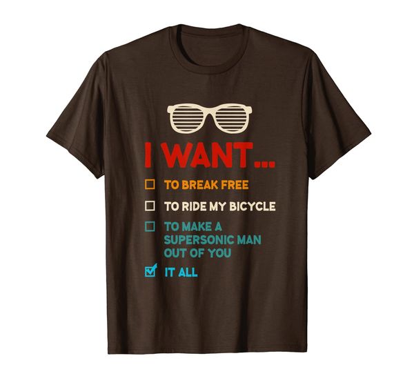 

Funny Music lover Gift I Want It All Music T-Shirt, Mainly pictures