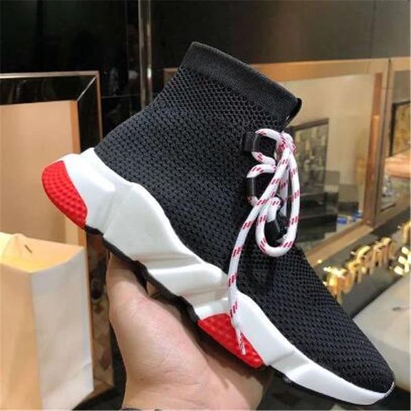 

sock women lace up boots zapatos mujer elegant ladies shoes casual female shoe chunky, Black