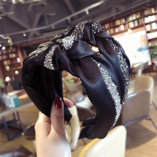 

hair hoop headwear wide side fashion simple and beautiful girl accessories solid color wholesale1