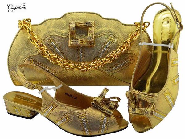 

dress shoes pretty peach african medium heel matching with bag sets for fashion lady mm1082 height 3.5cm, Black