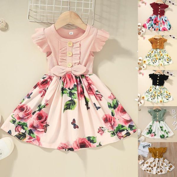 

clothing sets born baby girl dress for birthday 2021 fashion cute princess infant toddler dresses1, White