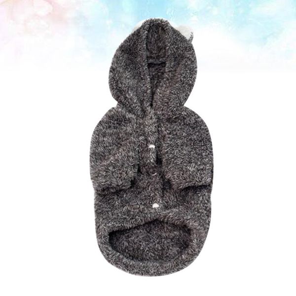 

sloth dog coat plush pet clothes warm apparel winter suit puppy outdoor black size