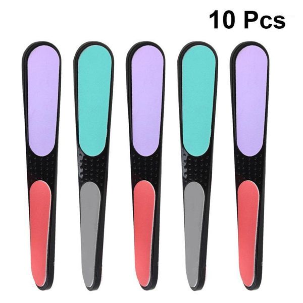 

10pcs four sided nail files multi-function file grinding tool art manicure1