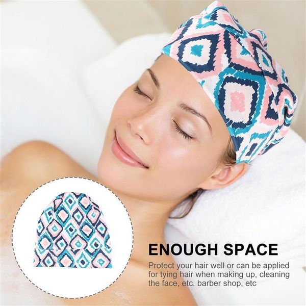 

shower caps women hair bonnet satin sleep night cap sleeping head cover girls hat