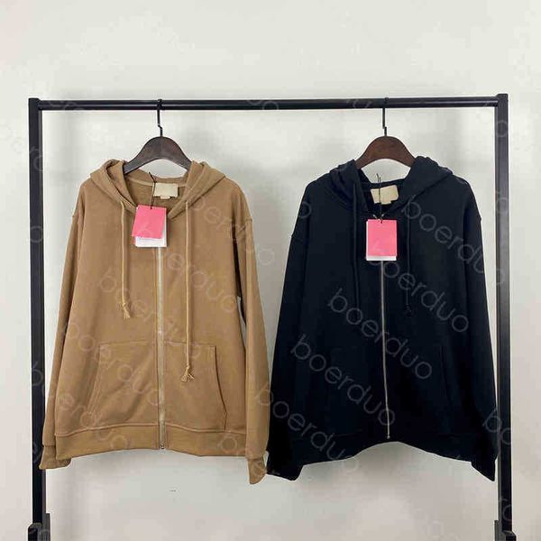 

men's hoodies sweatshirts regular lapel zipper shirt women's hooded joint style fashion hoodie casual long sleeve pullover, Black