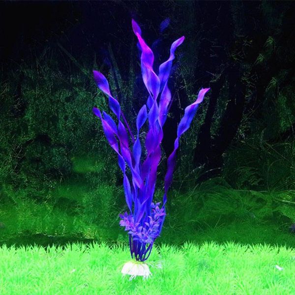 

artificial aquarium plants decoration fish tank water plant grass ornament plastic underwater aquatic viewing decor decorative flowers & wre