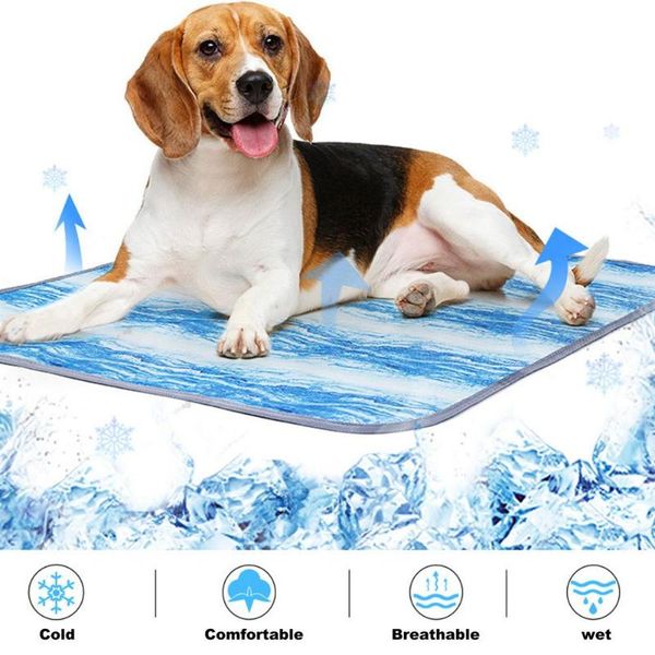 

kennels & pens washable summer cooling mat for dogs cats kennel breathable crate pad cusion sleep pet self pets supplies