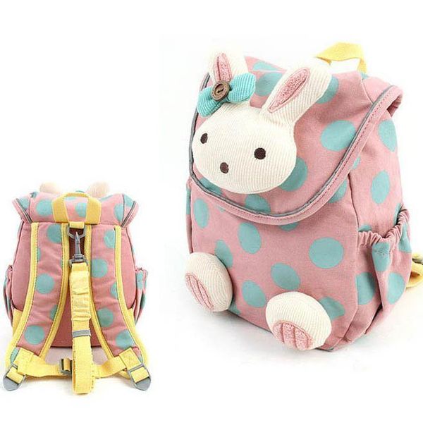 

christmas cute rabbit kids school bags backpack cotton fabric for children bag toddler anti lost age 1 3 years