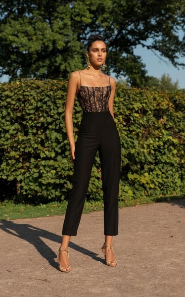

women's jumpsuits & rompers nighty club party fashion women bandage spaghetti strap strapless backless celebrity body con wholesale, Black;white