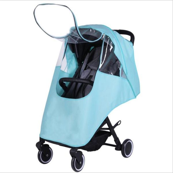 

baby stroller universal waterproof rain cover wind dust shield for strollers accessories cubierta de lluvia 2021 style parts &