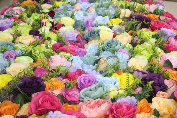 

decorative flowers & wreaths spr artificial wedding rose for flower wall decoration