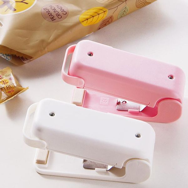 

bag clips 1/2pcs colorful portable heat plastic package storage mini sealing machine snack accessories household