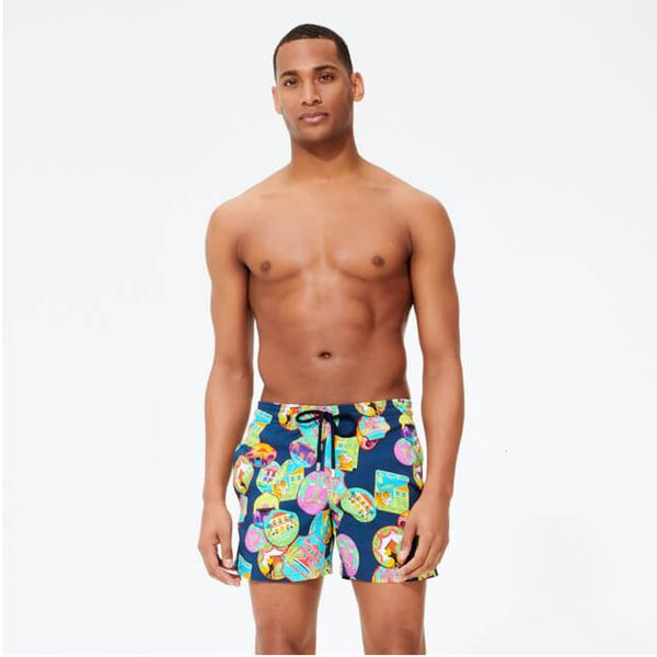 

vilebrequin men swimwear stretch turtles flowers summer casual fashion style mens bermuda beach shorts 955272, White;black