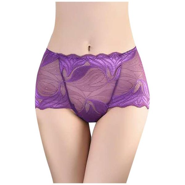 

yoga outfit women lingerie medium high waist lace underwear boxer pants ruffle pattern briefs lenceria sensual mujer