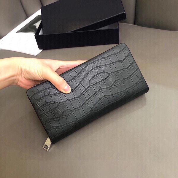 

designer wallet clutch luxury men's mini bag plain fashion size 21x10cm