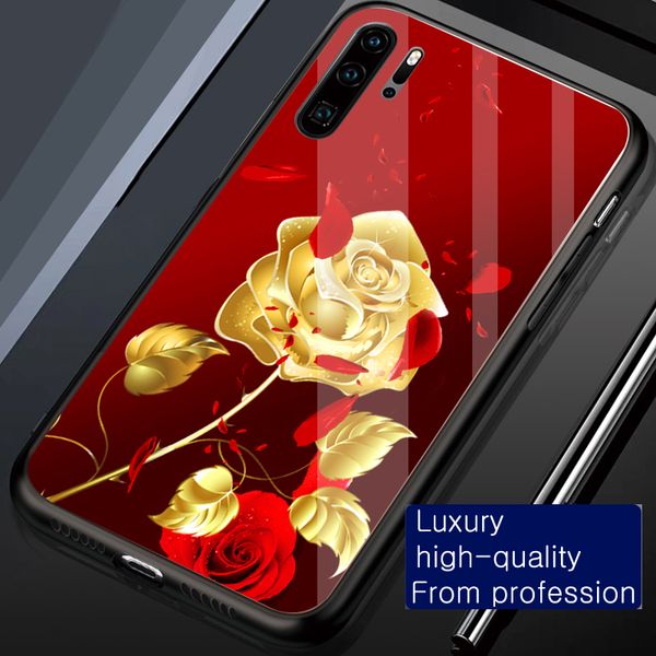 

luxury rose flower phone case cover cases for iphone 6 6s 7 8 plus x xr xs 11 12 13 pro max tempered glass shockproof protector back casing