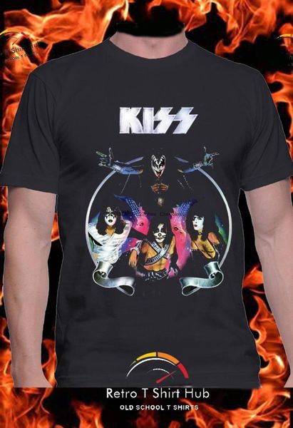 

men's t-shirts kiss love gun era limited supply retro & women's t shirt singlet, White;black