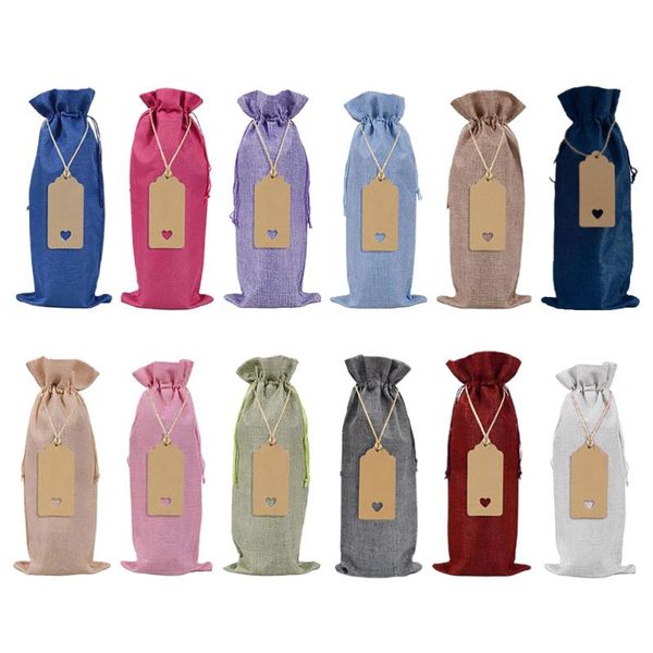 

storage bags 12 sets of red packing party tastings package (random color)