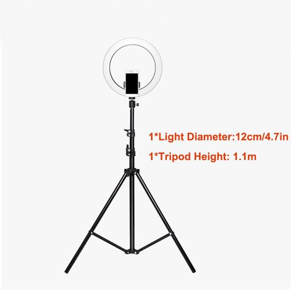 

flash heads led ring light po studio ringlight pography dimmable video for tik tok youtube makeup with tripod phone holder