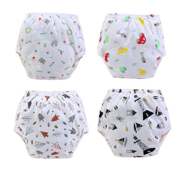 

cloth diapers 4pc/lot 3layers baby reusable training pants washable nappy underwear