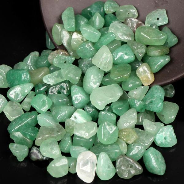 

other 16 inches natural irregular green aventurines stone chips gravel beads for jewelry making diy bracelet necklace accessories