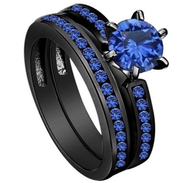 

wedding rings yayi fashion women jewelry couple ring zircon cz silver color engagement party gift, Slivery;golden