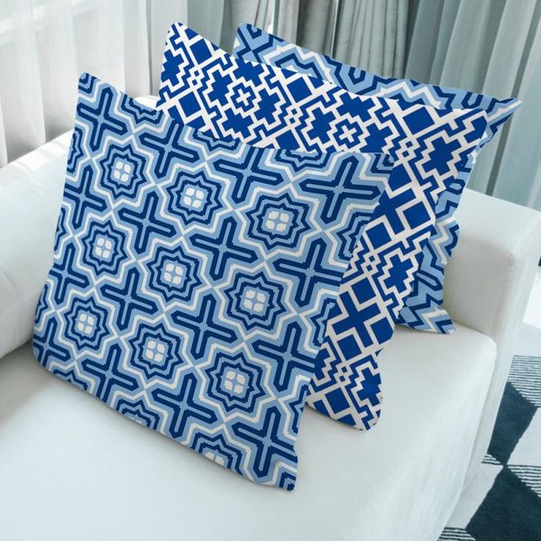 

cushion/decorative pillow blue irregular geometric short plush/peach skin cushion covers throw pillows cover sofa bed livingroom home decora