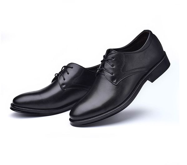 Sapatos de vestido de homens formais sapatos de casamento de couro Oxford sapato para escritório Scarpe Uomo Eleganti Laarzen Dames 38-48