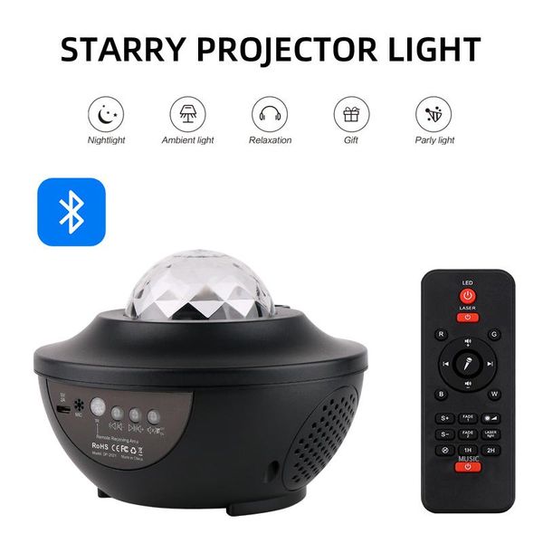 

night lights led colorful starry sky galaxy projector light blueteeth usb music player child star romantic projection gifts