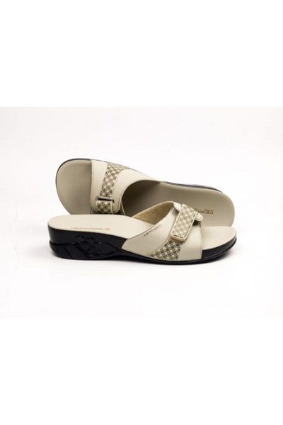 

slippers women's white house inside orthopedic short wedges, Black