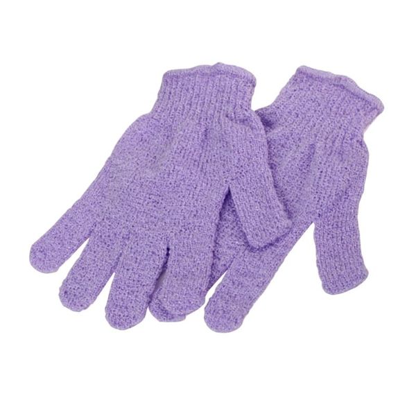 

disposable gloves pair of bath body shower exfoliating wash skin spa massage scrubber cleaner