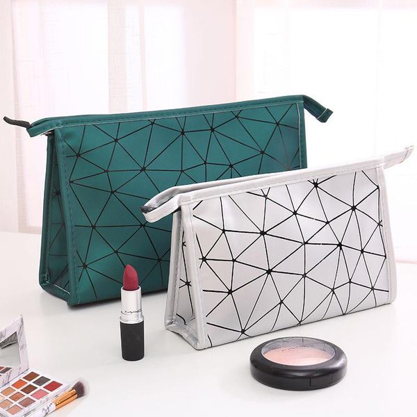 

women travel cosmetic bag pouch makeup case multifunction geometric bags waterproof portable toiletries storage & cases