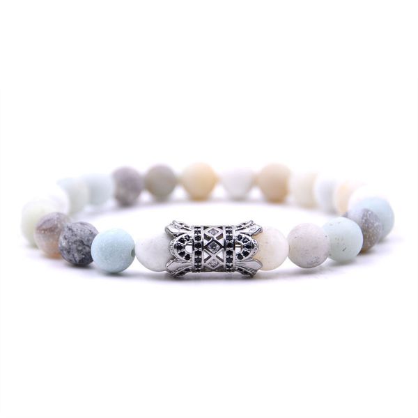 

special offer 70% off copper zircon jewelry micro frosted stone bracelet z46o, Black