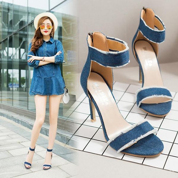 

sandals tassel open toe comfort shoes for women summer heels suit female beige buckle strap all-match espadrilles platform, Black