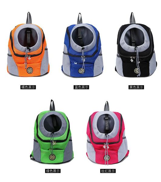 

dog car seat covers travel pet carrier bag with mesh backpack head outdoor front portable double shoulder